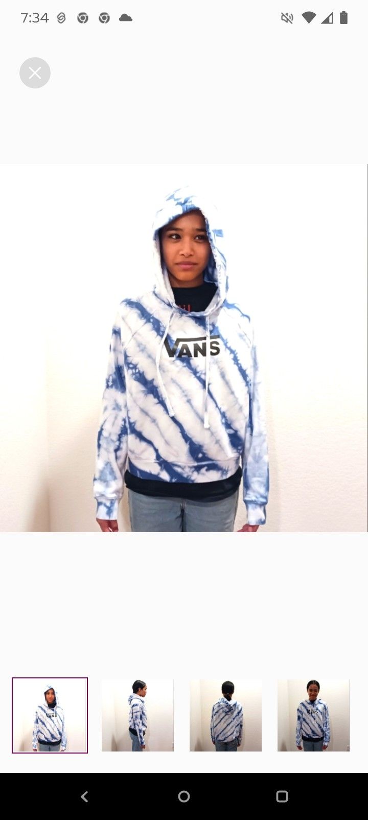 Vans Hoodie Youth Size Medium