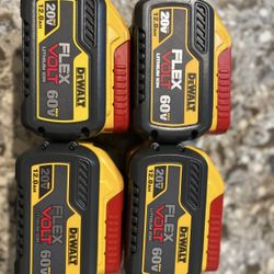 Dewalt 60v 12ah Battery ($170 Each)