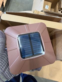 14pk, 4x4 Solar Post Cap Lights Outdoor with 3 Modes, Brown Fence Light Solar Powered Waterproof for 4x4 3.5x3.5 Wood/Vinyl Posts for Deck Yard Garden