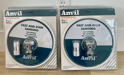 ANVIL 9 in. Metal Radial Pole Sander