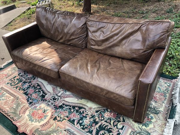 Pleather Sofa Delivery Available For In Everett Wa Offerup