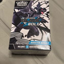 Pokemon Black Bolt Booster Bundle w/ 6 Booster Packs