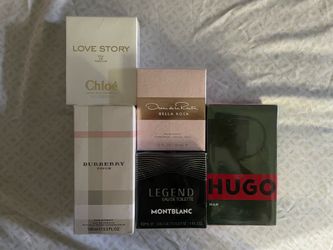 Burberry Montblanc Chloe Oscar de la renta  Hugo boss perfumes