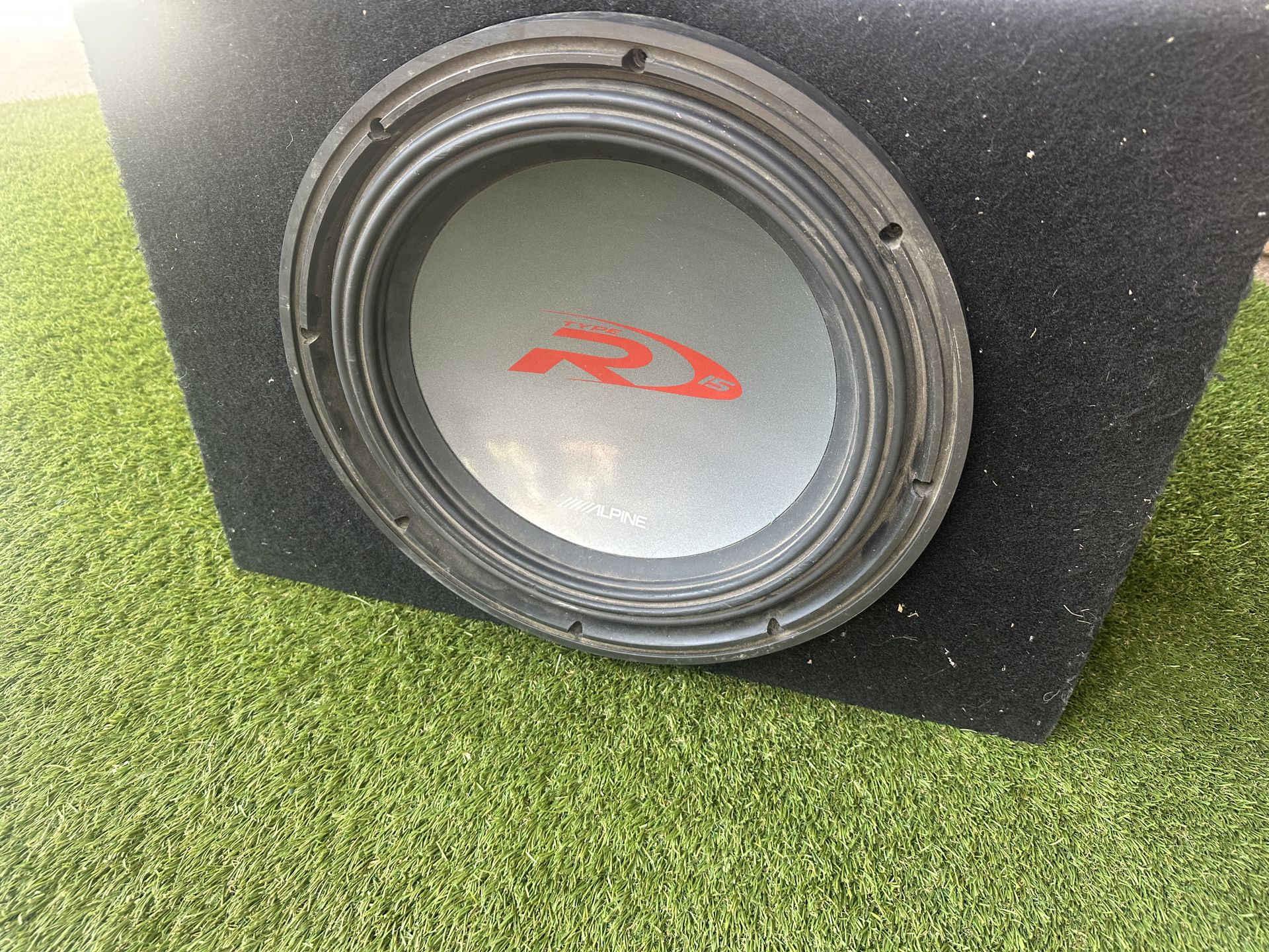 Alpine type r 15 inch subwoofer 2000 watts