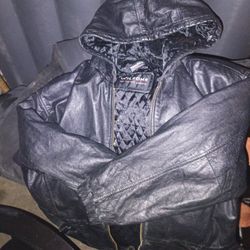 Men's 100% Leather Jacket w/ Insulated Inside