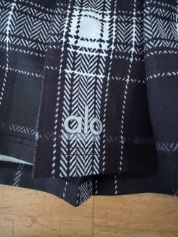 Tennis Skirt black and white ALO school style