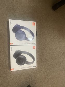 Blue Bluetooth JBL HEADPHONES