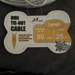 25ft Dog Tie Out Cable