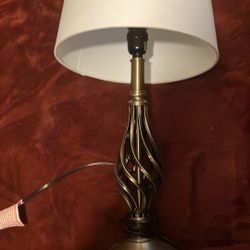 Barley brass Twisted Lavish Table Lamp 