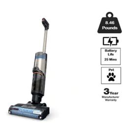 Shark HydroVac MessMaster 3-in-1 Cleaner Bagless, Cordless, Washable Filter, Stick Vacuum Blue