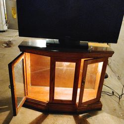 TV stand with light