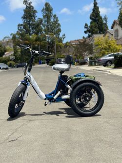 � Electric 3-Wheel Fat Tire E-Bike | 700W Peak | 48V Samsung Battery | Brand New