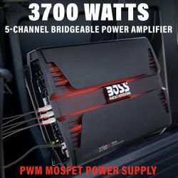 BOSS Audio PV3700 5 Channel Car Stereo Amplifier 3700 High Output for Subwoofer