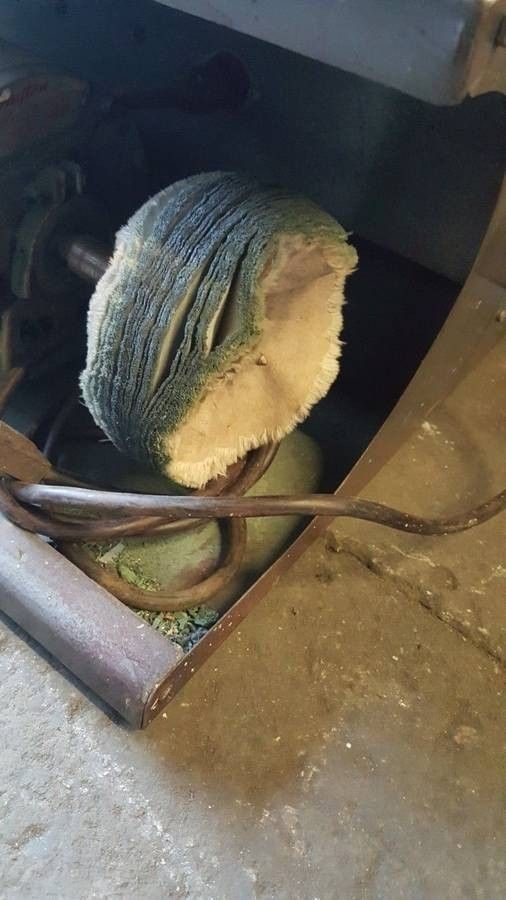 Paige MFG. Lighted dual arbor exhaust buffer polisher grinder knife metal wfdjnjc.com