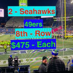 Seahawks 49ers Tickets