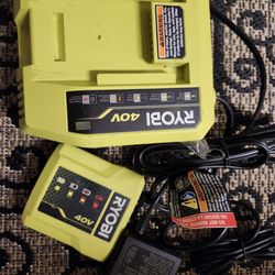 2 Ryobi 40v Charger