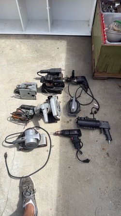 Lot of Used Corded Power Tools