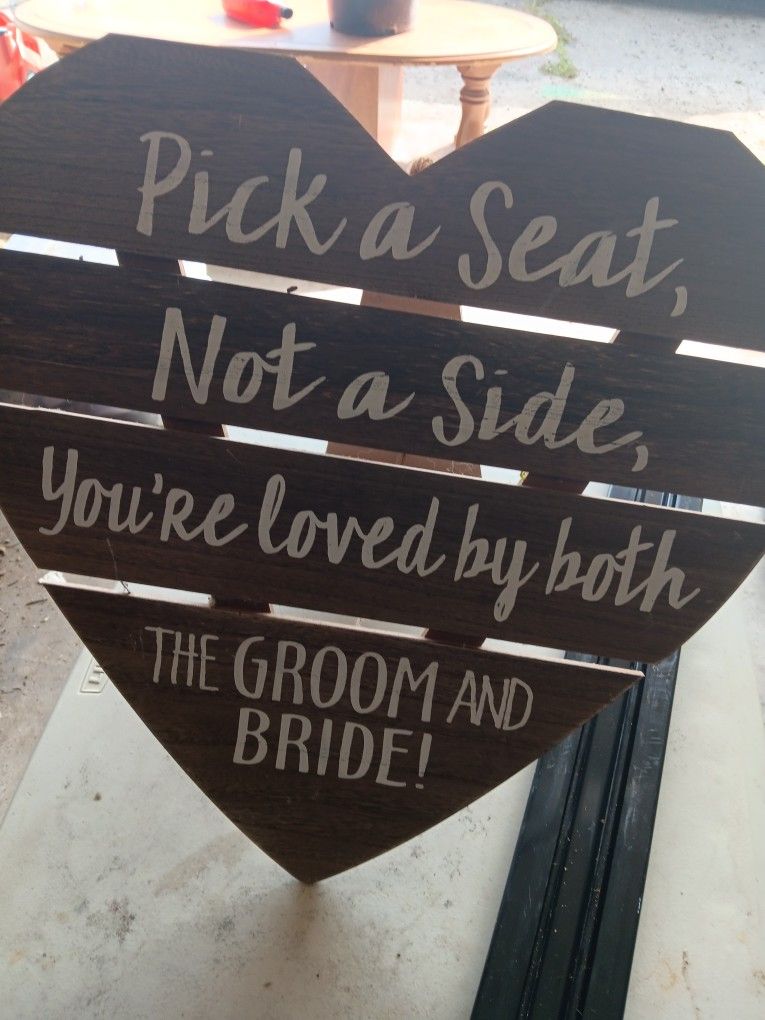 Wedding Decor/Sign