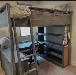 Pottery barn sleep and study bunk beds