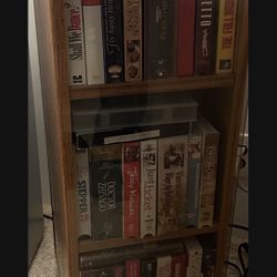 Oak Cabinet Media Storage