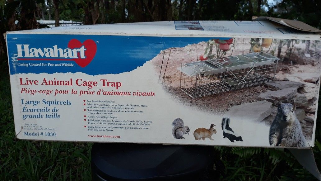 New! Havahart animal cage trap