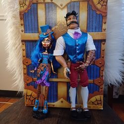 Sdcc Monster High Hexiciah And Rebecca Steam Dolls
