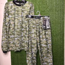 HECS Lightweight Hunting Clothing 3 Pcs Shirt, Pants, & Head Cover Size Large