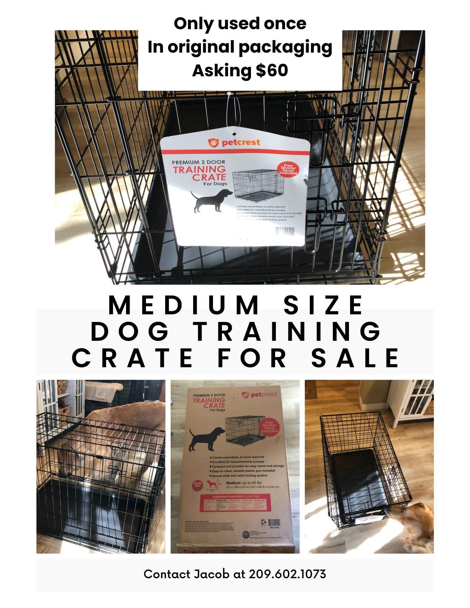 Medium Size Dog Crate