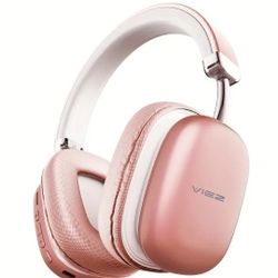 Wireless Gaming Earphones With Mic - Bt5.3 Headphones - Noise Cancelling, Comfortable for Long Gaming Sessions - For Gamers, Office Workers & Music