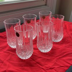 Set Of 6 Crystal Glasses 