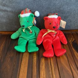 Authentic Bean-Filled LERC Bears (Set of 2)