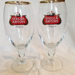 Stella Artois Beer Glass/Chalice - Set of 2  50Cl