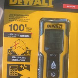 Dewalt Laser Measure 100’ New 