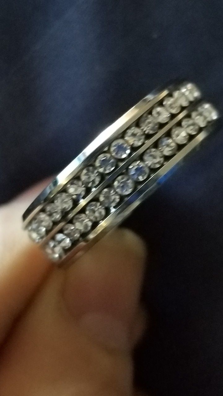 Men's wedding engagement Band sz 13