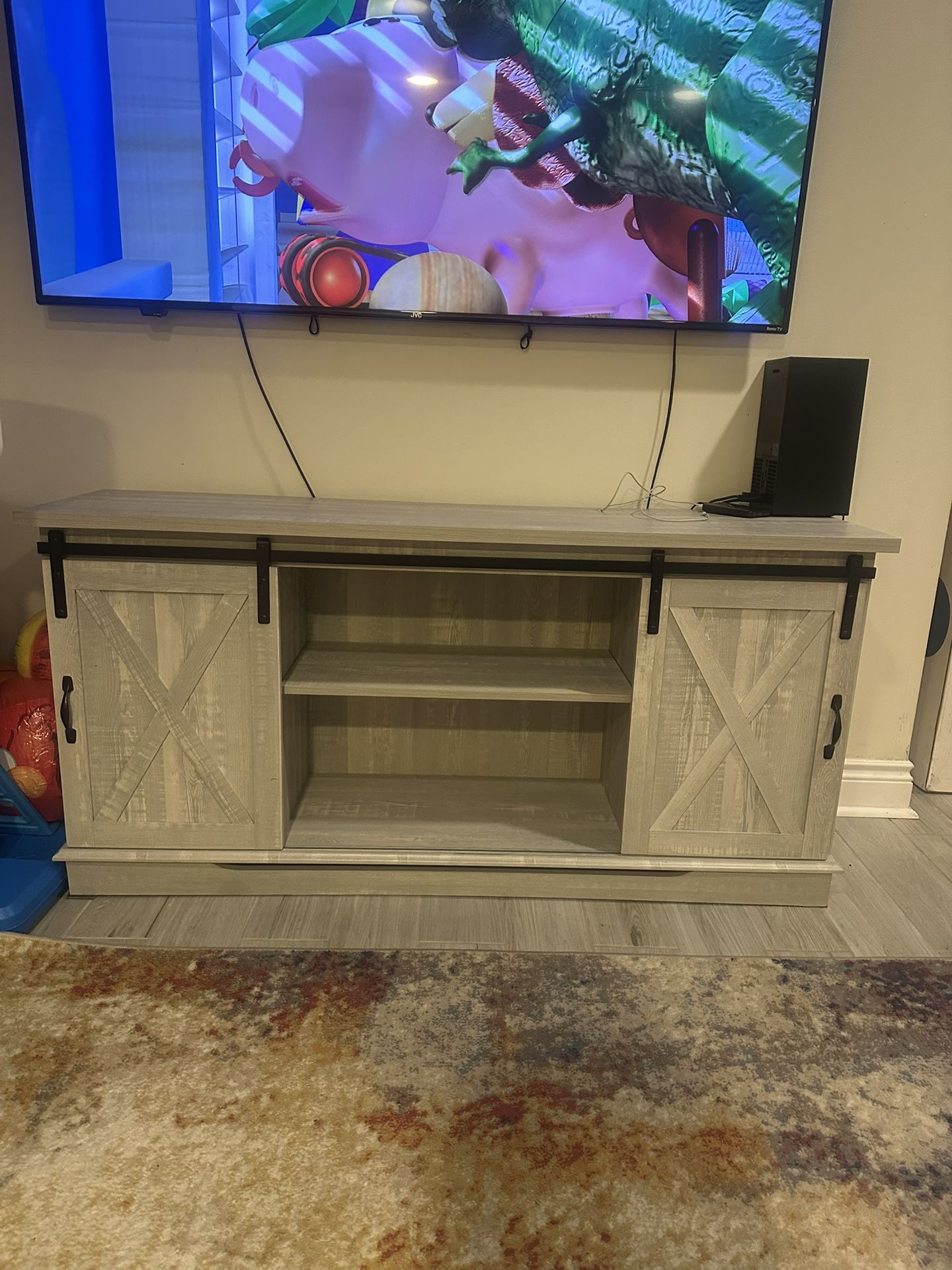 Stone Grey Entertainment Center