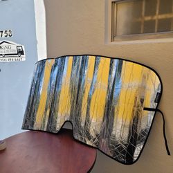 Flex shade uv windshield Sunscreen for cars 61"