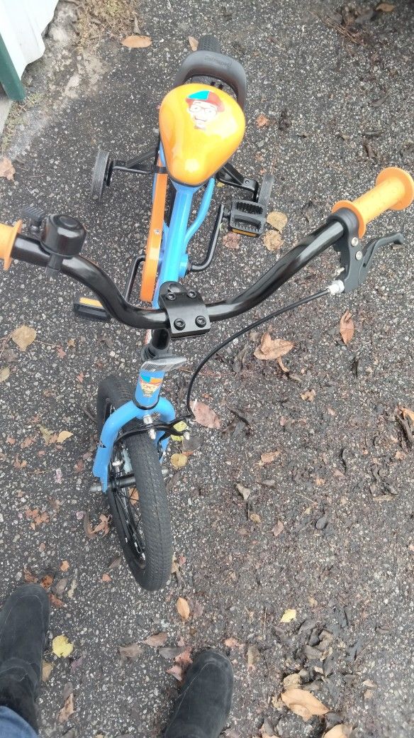Blippi bike with training wheels sale
