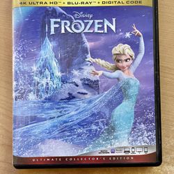 Disney’s Frozen 4k & Blu-ray