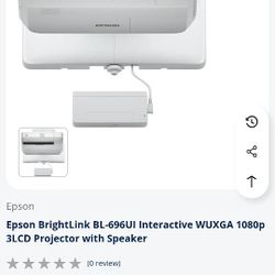 Epson BrightLink BL-696UI Interactive WUXGA 1080p 3LCD Projector with Speaker