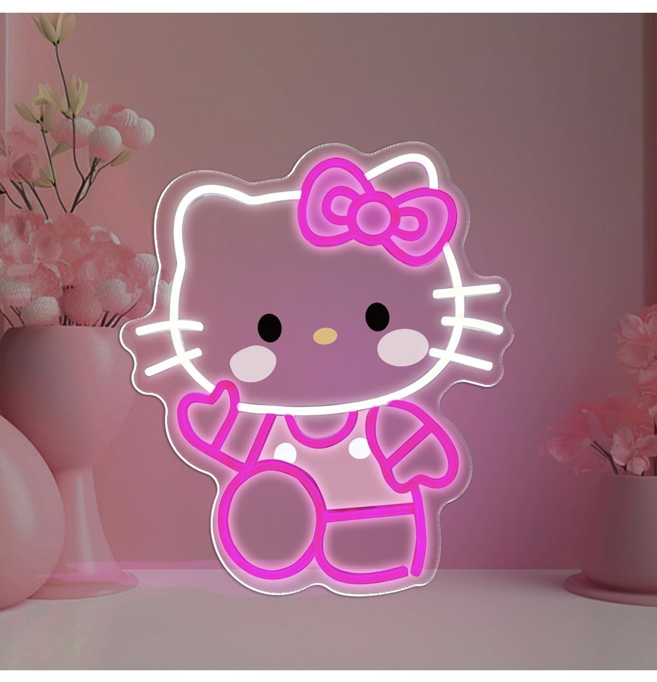 Hello Kitty Led Neon Sign for Bedroom Living Room Hello Kitty Lamp
