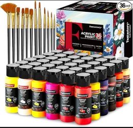 Acrylic Paint Set 36 Colors