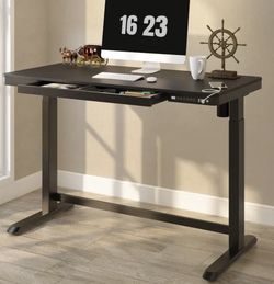 Black Adjustable Standing Desk 