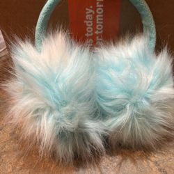 Adjustable Ear muffs. Teal 