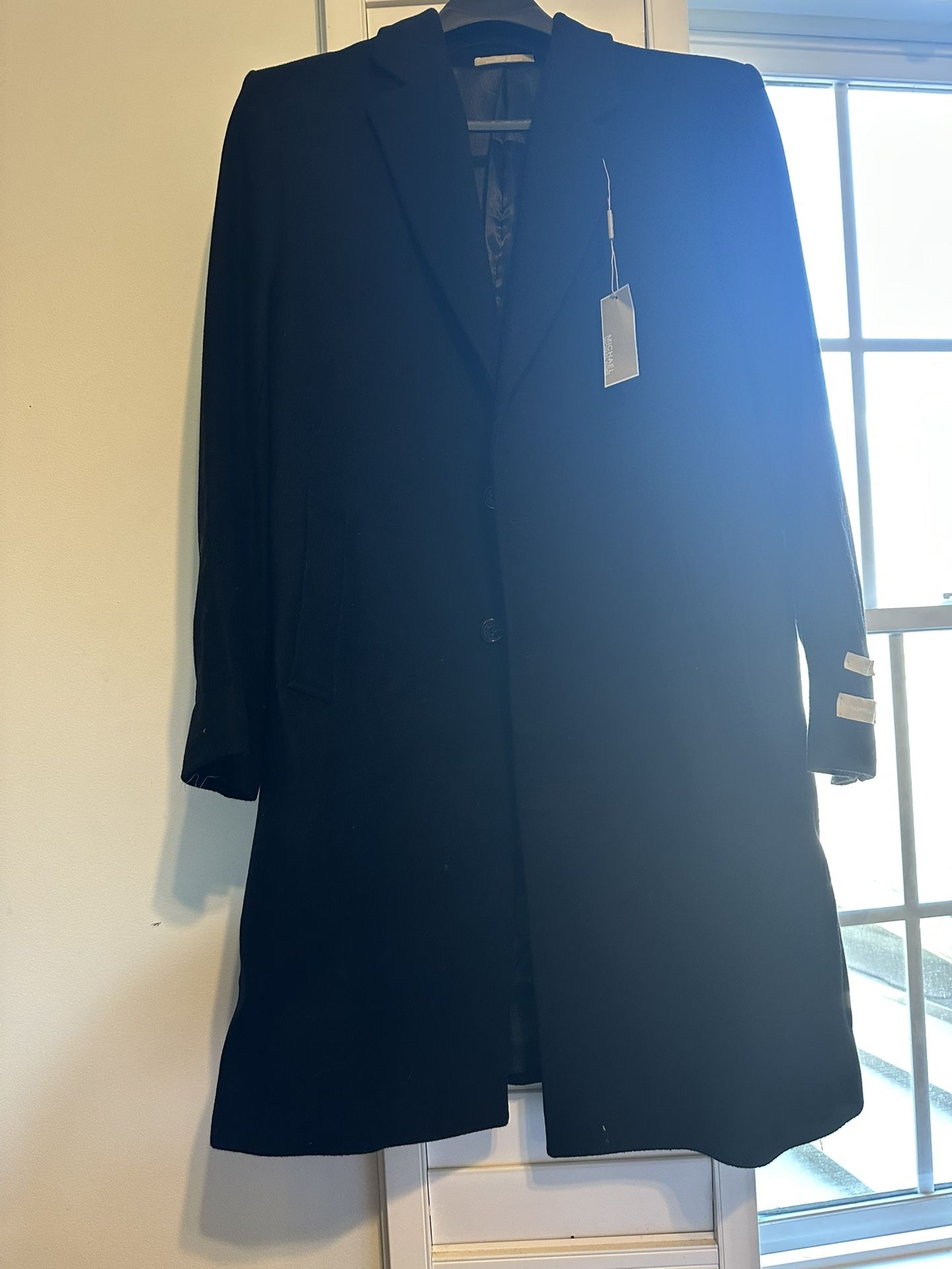 Michael kors brand new long winter coat black