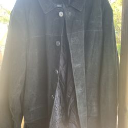 Men’s Xl Black Leather Jacket