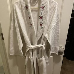 Eddie Bauer Long Waffle Bathrobe