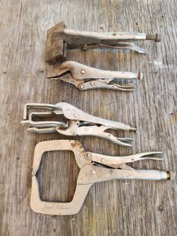 Metal working vice grips lot # 2