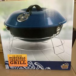14” Portable charcoal grill