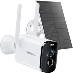 Solar Security Cameras Wireless Outdoor, 2K Camera for Home Security with 3MP Color Night Vision