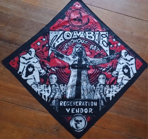 Rob Zombie Vintage Bandana Preacher Venomous Regeneration Vendor Phantom Creeps
